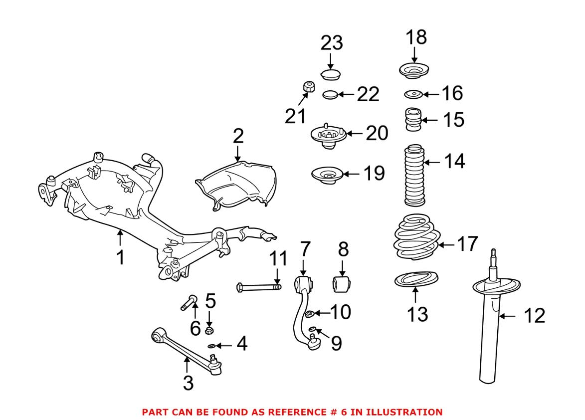 BMW Collar Screw (M12x1.5x80) 31303450534